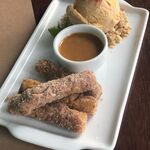 Churros com Sorvete de Doce de Leite