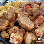 Panceta com mandioca 