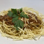 Macarrão Spaguetti à Bolonhesa