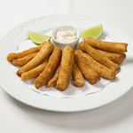 Iscas de Linguado Empanadas