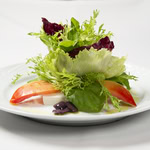 Folhas Nobres com Palmito, Tomate, Azeitona e Azeite Extra Virgem