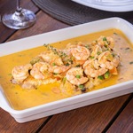 Filé de peixe ao Molho de Camarão