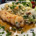 Camarão rosa grelhado 