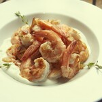 Camarão alho e azeite com creme de limão 200g