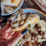 Porção de Filé Mignon ao Gorgonzola Derretido