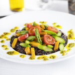 Risoto de Arroz Negro com Abóbora Cabotiá