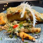 Robalo com Creme de Espinafre