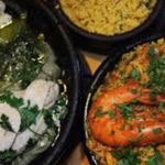 Filé de Robalo com Arroz de Camarão