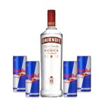 Garrafa Smirnoff 21 + 4 Red Bull