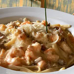 Carbonara di gamberini