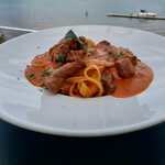 Estrogonofe de Filé com Fettuccine