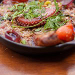 ARROZ DE POLVO COM COSTELA SUINA