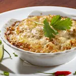Casquinha de bacalhau gratinada