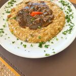 Picadinho com Risoto de Banana