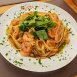 Fetuccini al Camarones