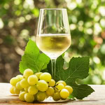 Taça  de vinho branco 