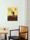 Maquette « Retour au travail » – Art mural de Rosi Feist, affiche ou impression sur verre acrylique