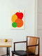 Maquette « Quatre fruits » – Art mural de Rosi Feist, affiche ou impression sur verre acrylique