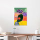 Maquette « Marché aux poissons » – Art mural d'Uma Gokhale, affiche ou impression sur verre acrylique