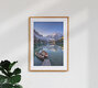 Maquette d'un matin d'automne dans les Dolomites, Italie – œuvre d'art murale d'Achim Thomae, en affiche ou en verre acrylique.
