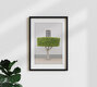 Maquette d'un arbre bien taillé, Espagne – œuvre d'art murale d'Anke Dörschlen, en poster ou en verre acrylique