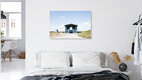 Mockup La casa blu, Germania – arte di Manuela Deigert come poster o stampa su vetro acrilico