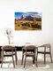 Mockup Colori autunnali sull'Alpe di Siusi in Alto Adige, Italia – opera d'arte di Achim Thomae come poster o stampa su vetro acrilico
