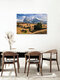 Mockup Colori autunnali sull'Alpe di Siusi in Alto Adige, Italia – opera d'arte di Achim Thomae come poster o stampa su vetro acrilico