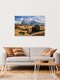 Mockup Colori autunnali sull'Alpe di Siusi in Alto Adige, Italia – opera d'arte di Achim Thomae come poster o stampa su vetro acrilico