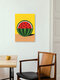 Mockup 'Driekwart watermeloen' – Wandkunst van Rosi Feist als poster of acrylglasprint