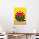 Mockup 'Driekwart watermeloen' – Wandkunst van Rosi Feist als poster of acrylglasprint