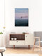 Mockup Photo art of a calm landscape in the fog of the Netherlands