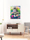 Mockup 'Always Positive, The Optimistic Cat, Positivity Mindset Pets, Optimism' – Wall Art by Uma Gokhale as Poster or Acrylic Glass Print