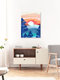 Mockup 'A Magical Sunset, Landscape Nature Illustration, Minimal Bohemian' – Wall Art by Uma Gokhale as Poster or Acrylic Glass Print