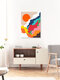 Mockup Wandbild 'Head in The Clouds' – Kunst von Uma Gokhale als Poster oder Acrylglasbild