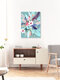 Mockup 'Powder Blue Blossom' – Wall Art by Uma Gokhale as Poster or Acrylic Glass Print
