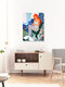 Mockup Wandbild 'Work From Home' – Kunst von Uma Gokhale als Poster oder Acrylglasbild