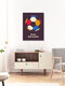 Mockup Wandbild 'Play The Game Football Art Print' – Kunst von Ania Więcław als Poster oder Acrylglasbild