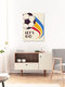 Mockup Wandbild 'Let's Go Football Art Print' – Kunst von Ania Więcław als Poster oder Acrylglasbild