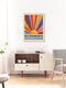 Mockup 'Colorful Rays Sunshine Wall Art' – Wall Art by Ania Więcław as Poster or Acrylic Glass Print