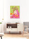 Mockup Wall art by Raissa Oltmanns: colorful still life featuring lovers and fruits
