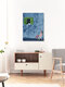 Mockup Wall art by Javiera Hernandez: soft colors and relaxed mood featuring leaves