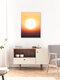 Mockup Photo art by Reiner Hofer: Abstract sunset landscape with warm colors.