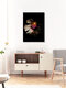 Mockup Photo art by Ramona Reimann: delicate peony on black background