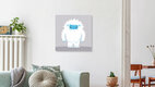 Mockup 'Yeti – illustration for kids room' – Wall Art by Pia Kolle as Poster or Acrylic Glass Print