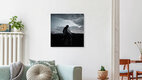 Mockup horseman's silhouette, Italy – wall art by Raffaella Castagnoli as Poster or Acrylic Glass Print