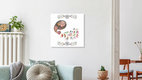 Mockup Wandbild 'Paisley Elephant' – Kunst von Catalina Villegas als Poster oder Acrylglasbild