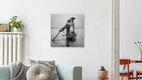 Mockup Einbeinfischer auf dem Inle See in Myanmar, Myanmar – Fotokunst von Sebastian Rost als Poster oder Acrylglasbild