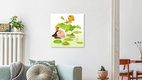Mockup Wandbild 'Lillies' – Kunst von Vivian Mineker als Poster oder Acrylglasbild