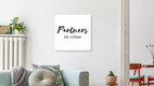 Mockup Wandbild 'Partners in crime' – Kunst von Sabrina Ziegenhorn als Poster oder Acrylglasbild
